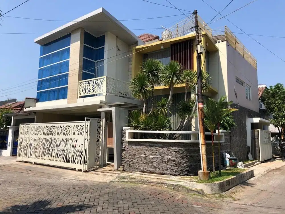 Selangkah MERR‼️Rumah Hook Cantik Puri Mas Rungkut Surabaya