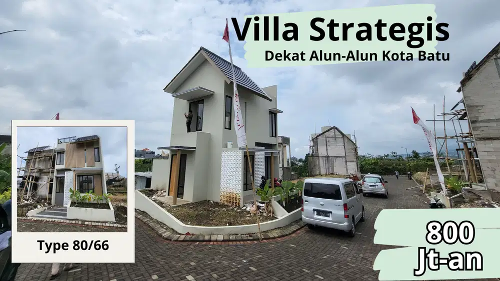 Villa Cozy Tengah Kota Batu Dekat dengan Alun-Alun KWB
