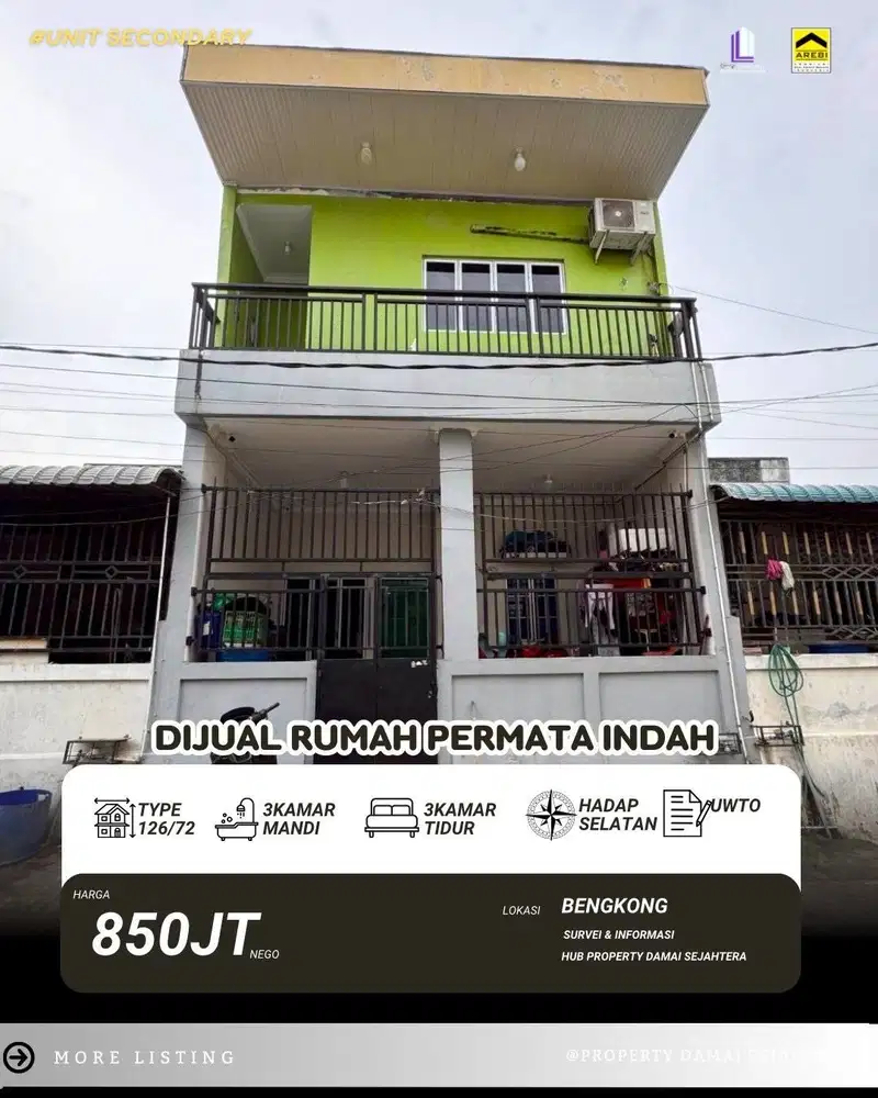 Dijual Rumah Permata Indah Bengkong
