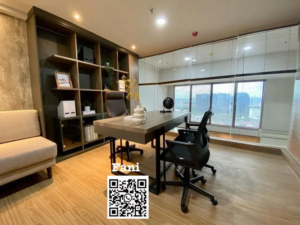 Dijual office full furnised di SOHO Pancoran harga ekonomis