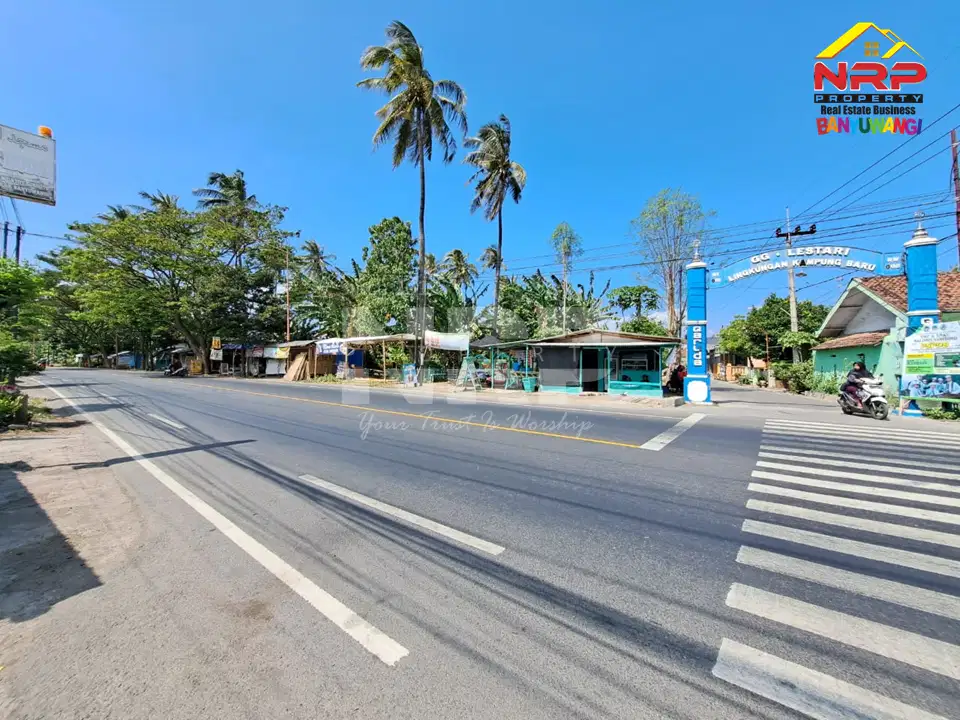 Dijual Tanah Kering Strategis di Tepi Jalan Gatot Subroto - Banyuwangi