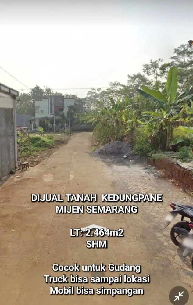TANAH COCOK UNTUK GUDANG/ RUMAH, KEDUNGPANE, MIJEN, SEMARANG