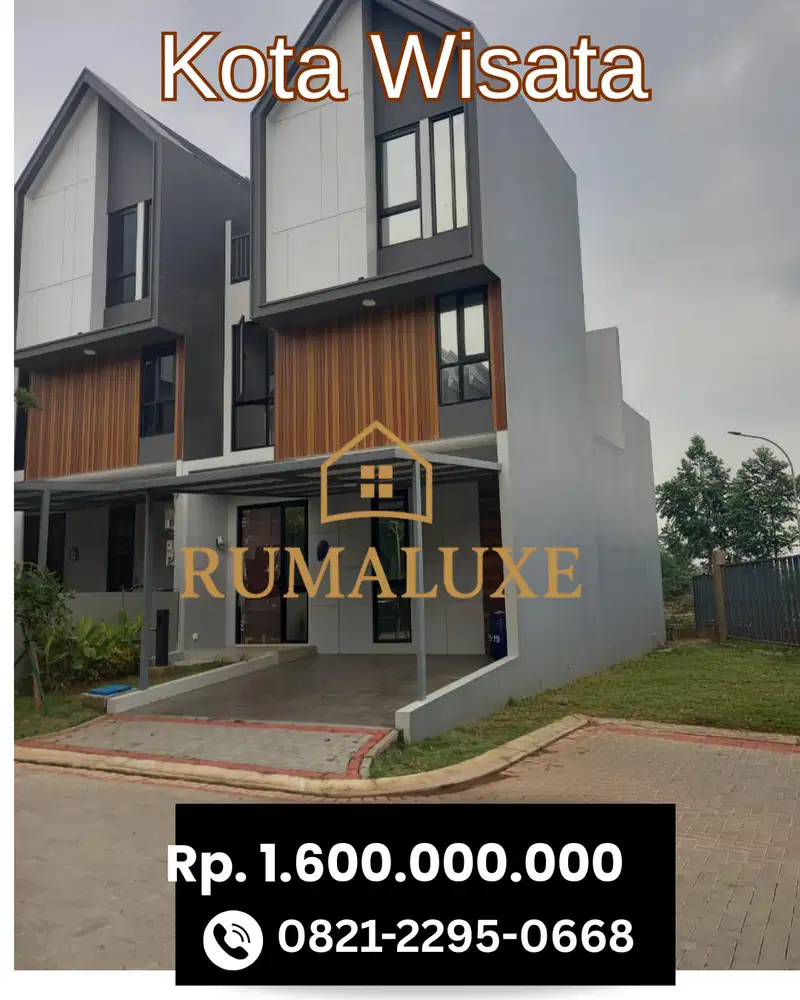 Dijual Rumah Modern Di Kota Wisata