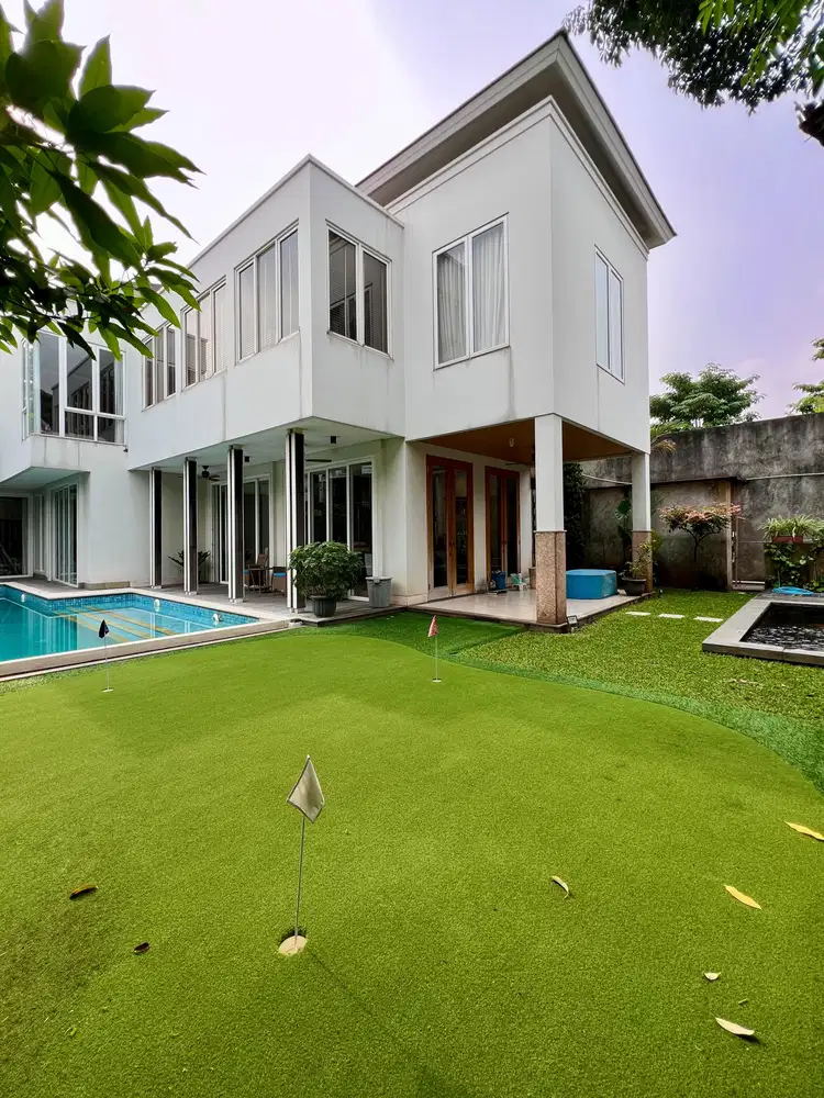 JUAL RUMAH KEMANG, JAKARTA SELATAN. MODERN HOUSE, FULL FURNISH,