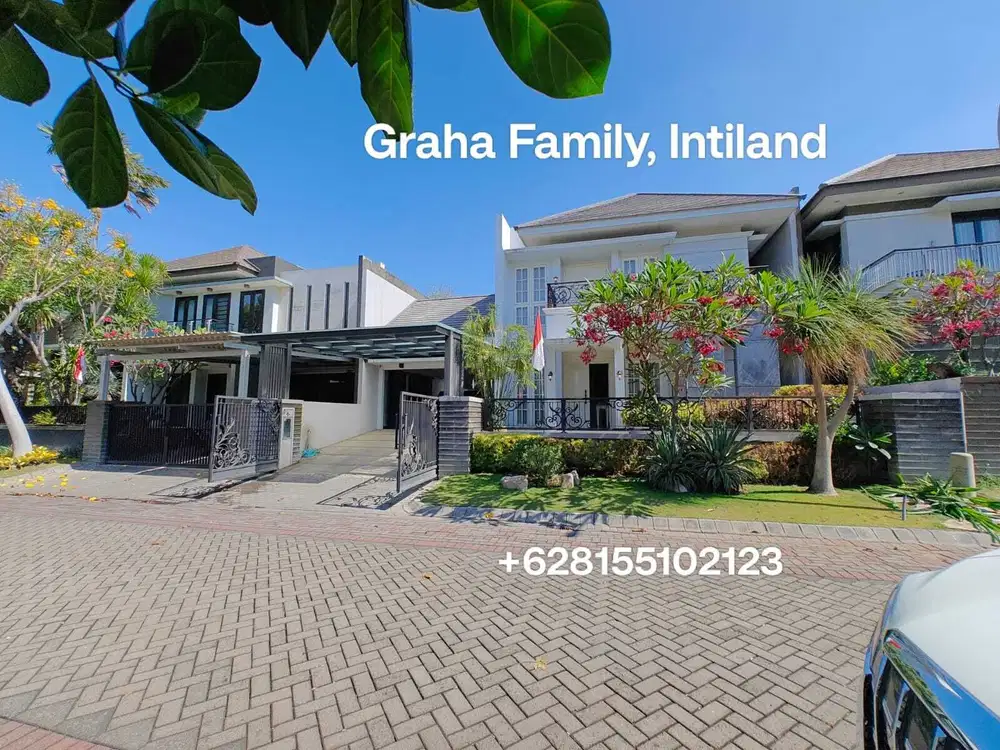 Disewakan Rumah Mewah 4 Kamar di Graha Family Surabaya