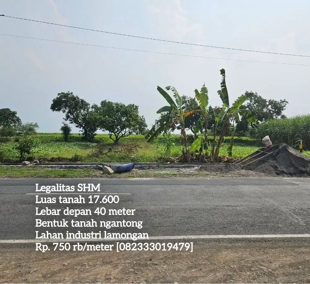 Lahan industri lamongan
