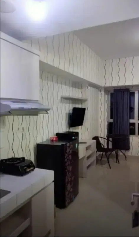 di sewakan unit full furnished tipe studio di apartemen sumatecon