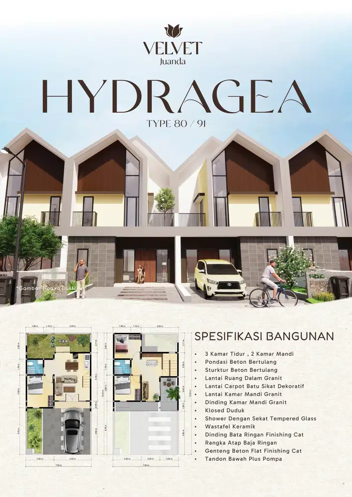 Velvet Juanda Residence, Free Biaya2, Cukup UTJ saja, Damarsih Buduran