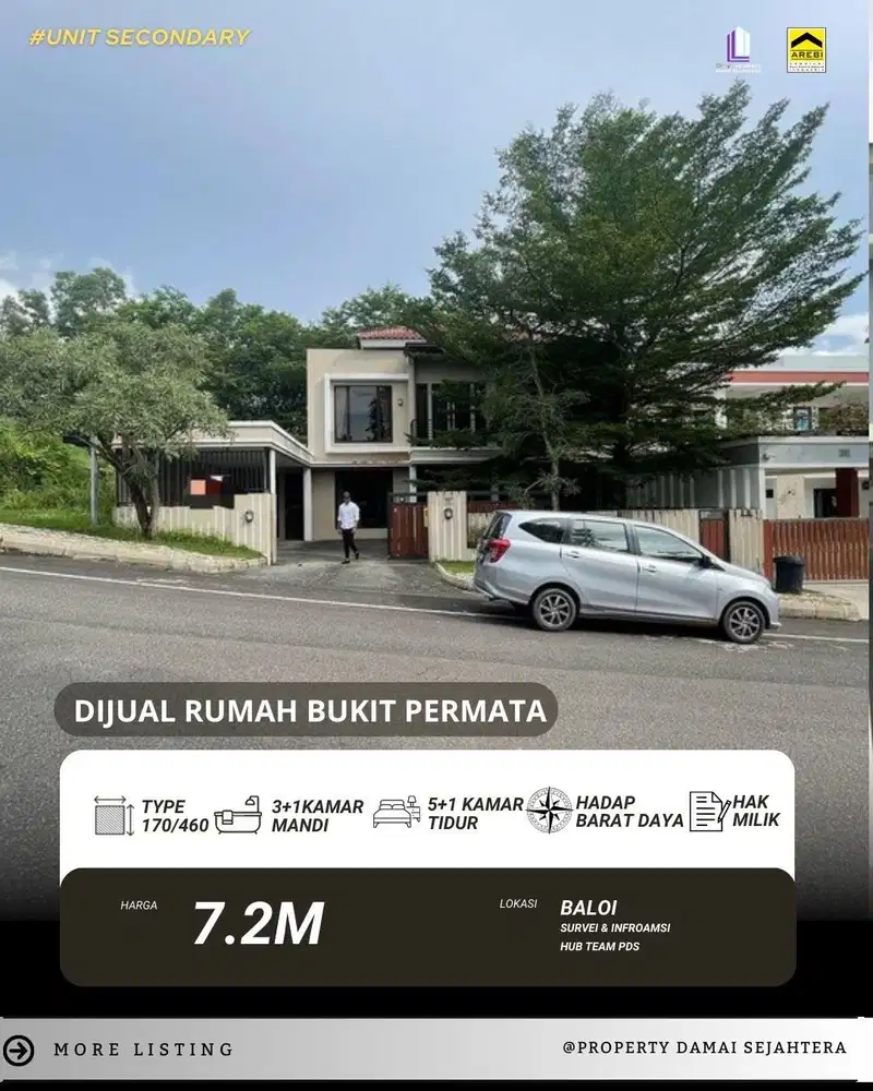 Dijual Rumah Cantik dan mewah rumah bukit permata baloi