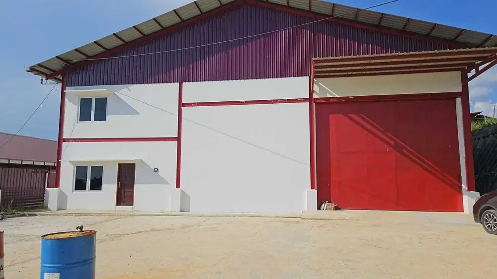 DISEWAKAN GUDANG BARU JADI MASIH FRESH 540 M2 KARIANGAU BALIKPAPAN