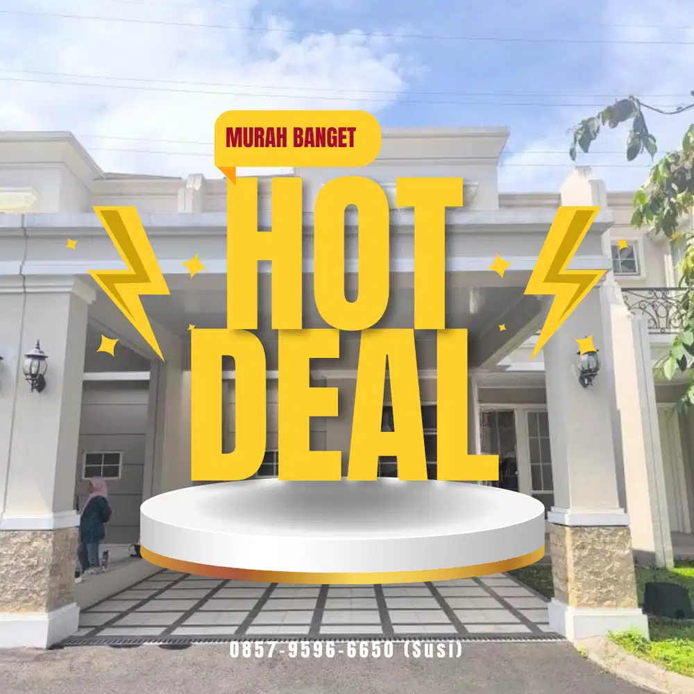 Anapuri Rumah Pinggir Danau di Podomoro park Buahbatu Bandung dijual