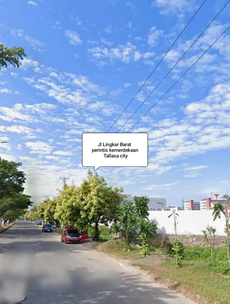 Tanah jl perintis kemerdekaan Tallasa city 1100 mtr