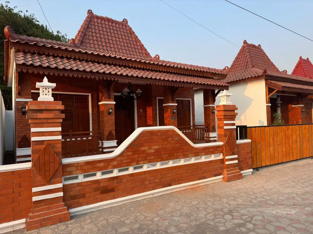 KEREN! RUMAH MURAH SHM ETNIK JAWA KLASIK, 20 MENIT KE AMPLAZ