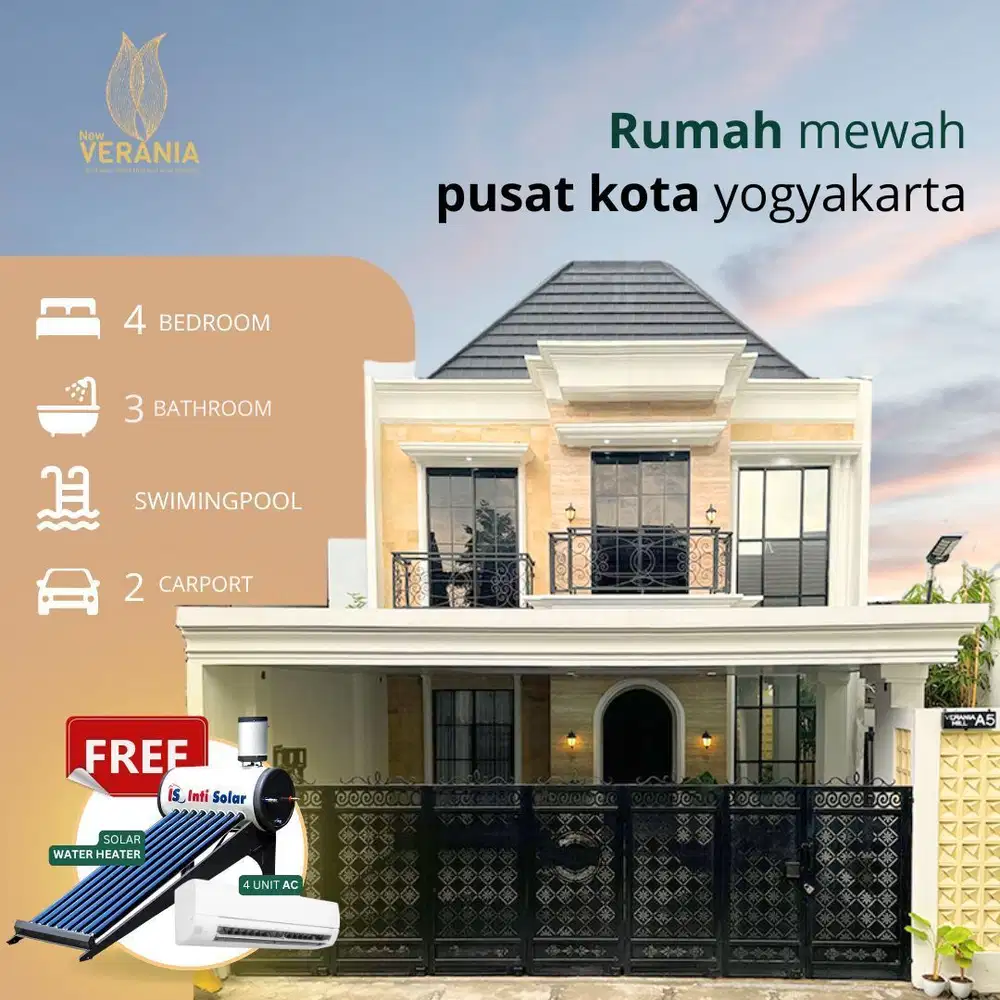 Rumah SHM Sleman 200 m dari Jalan Wates Lingkungan Perumahan