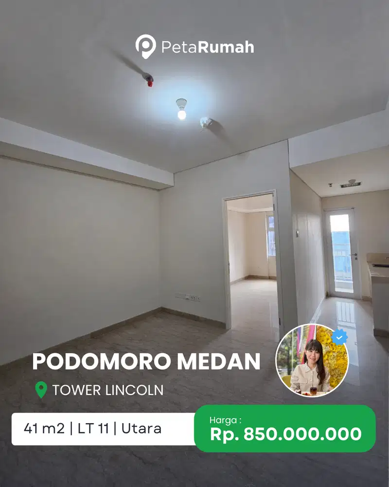 DIJUAL RUGI (BU) APARTEMEN PODOMORO TOWER LINCOLN