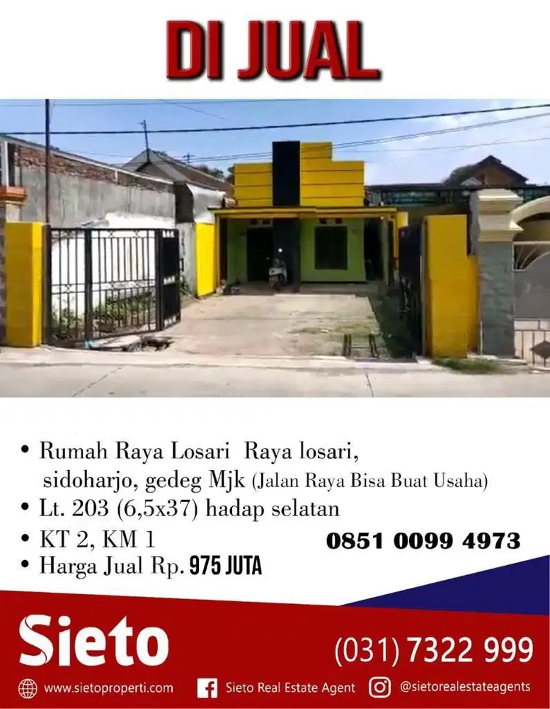 promo Rumah Raya Losari Raya losari,