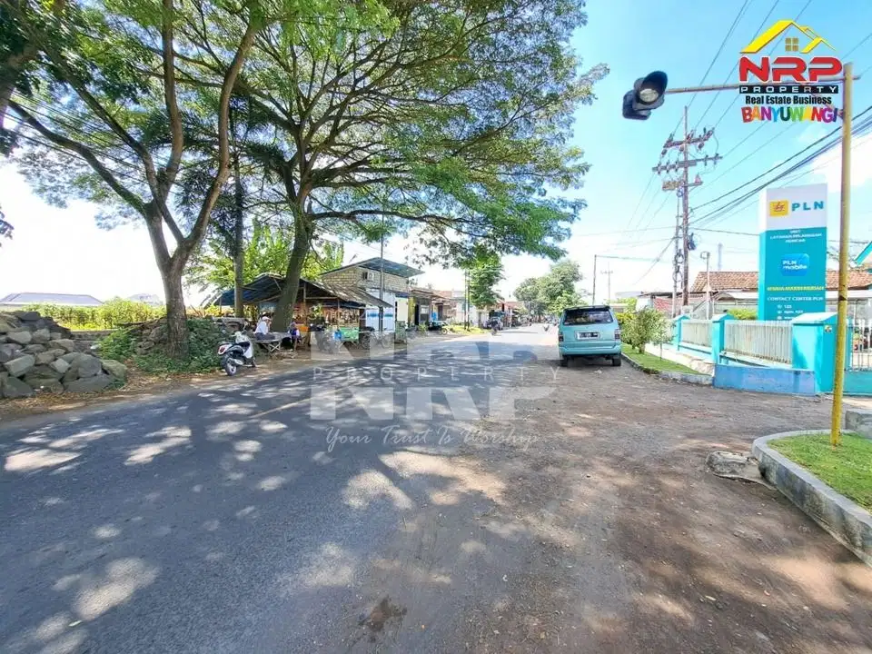 Dijual Tanah Strategis di tepi Jl. Muncar, Banyuwangi