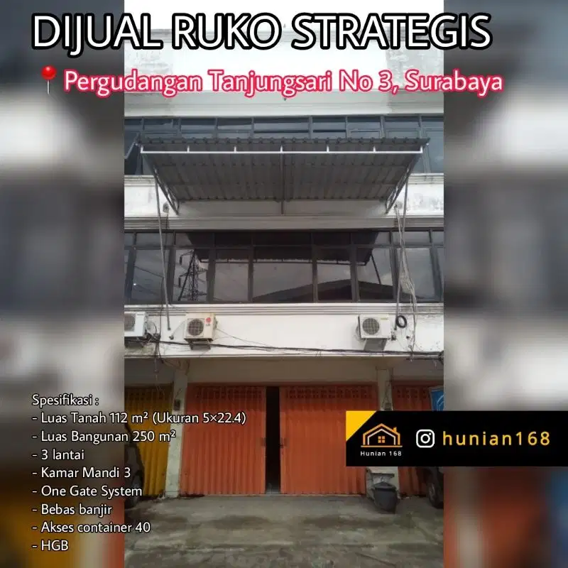 Ruko Komplek Tanjungsari Mas Tanjung Sari Sukomanunggal Surabaya