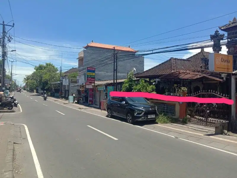 Di jual tanah jalan utama Trengguli , DPS, Bali