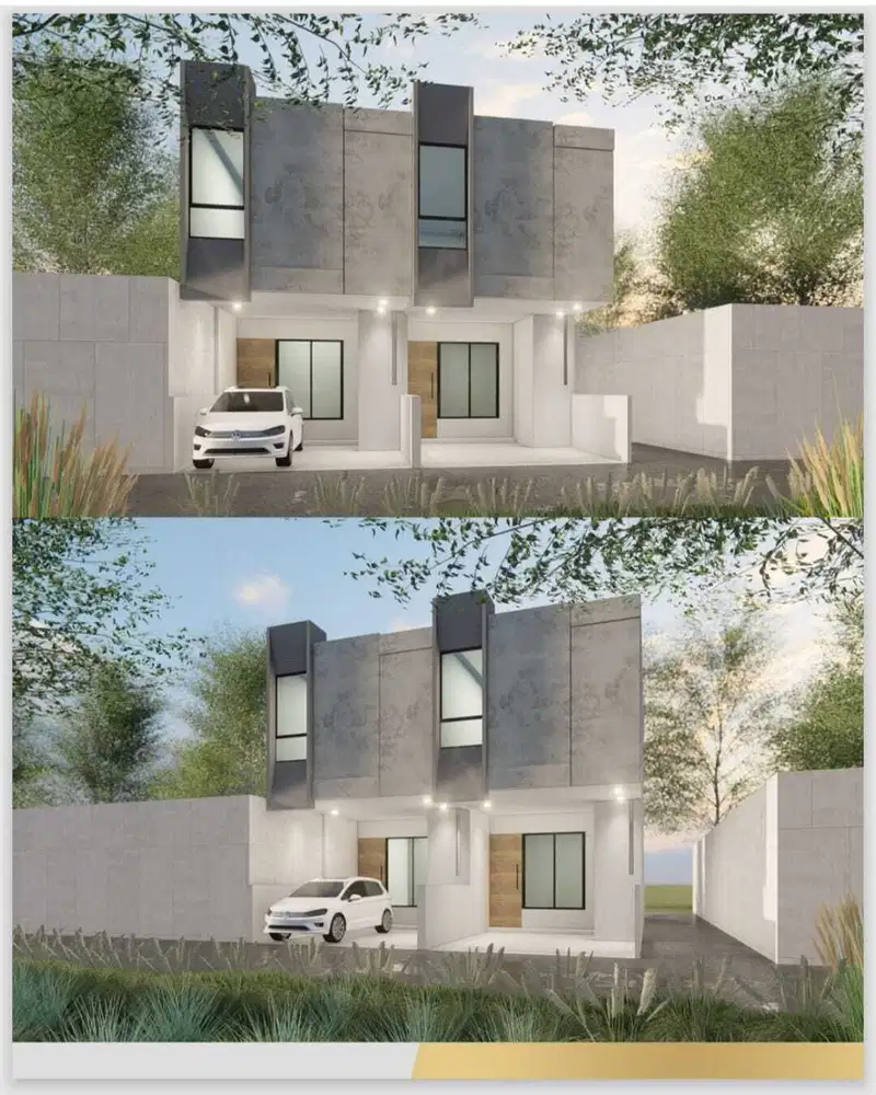 Rumah Baru Bagus Kembar 3 2 lantai bisa KPR di Condet