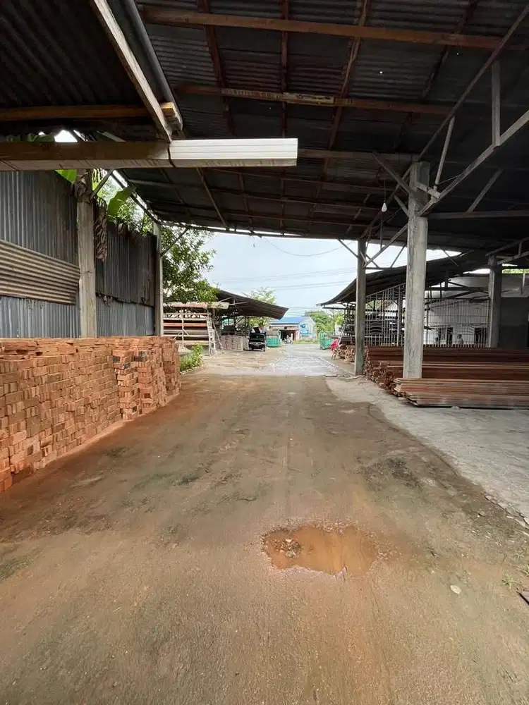 DIJUAL MURAH TANAH LUAS BANGUNAN GUDANG MEDAN MARELAN