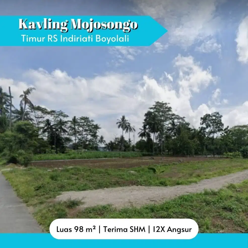 Dijual Tanah Kavling Dalam Cluster Perumahan di Mojosongo, Boyolali