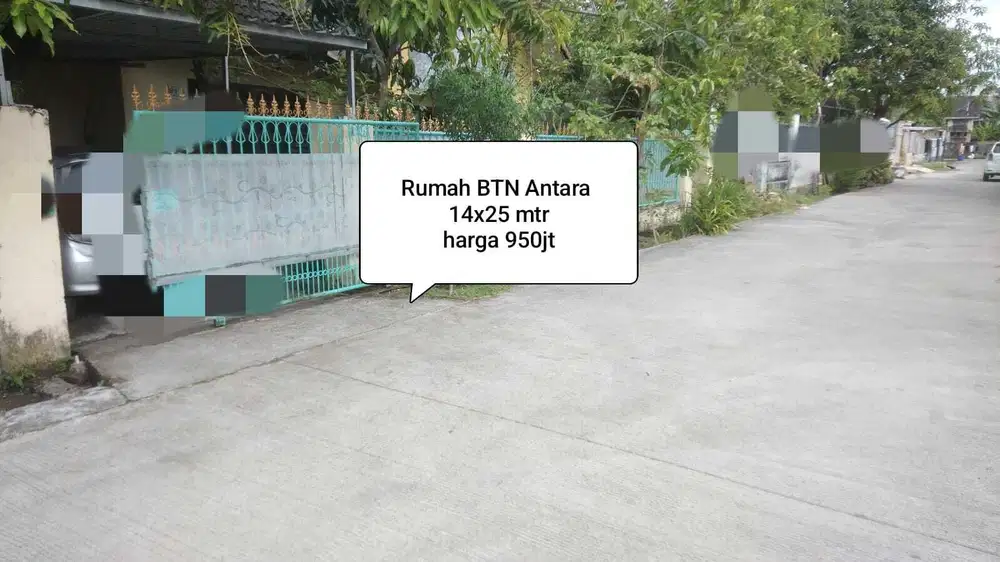 Rumah jl Perintis kemerdekaan BTN Antara 14x25 mtr