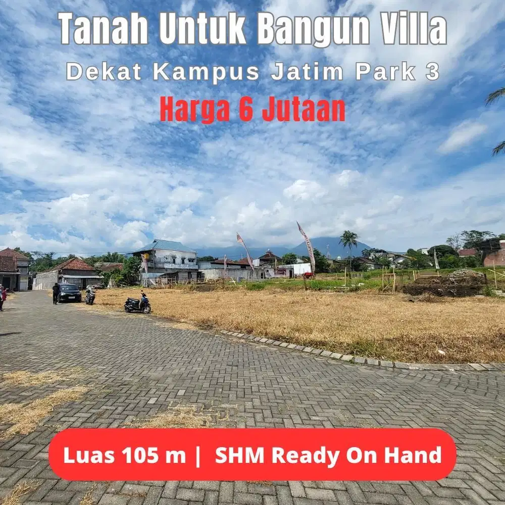 Tanah Luas Kota Batu Cocok Untuk Hunian Atau Villa Dekat Jatim Park 3