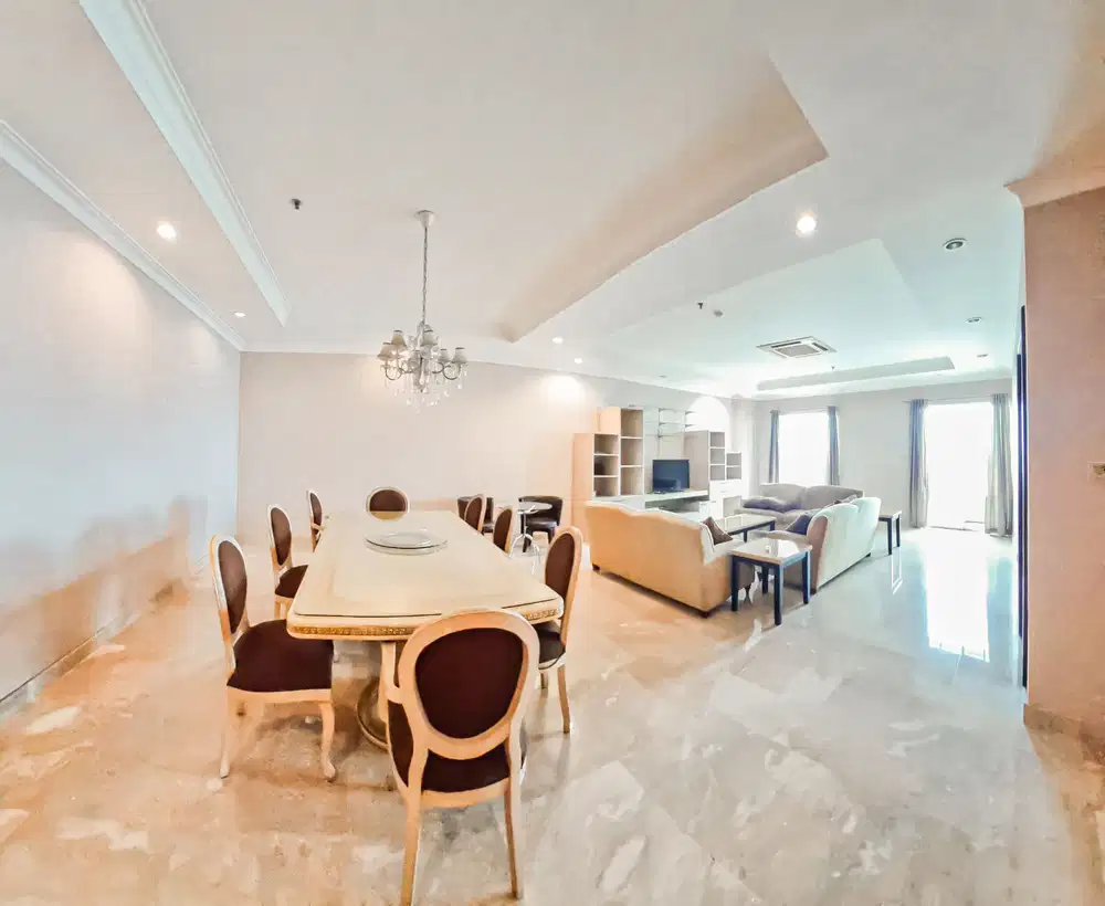 Dijual Cepat Apartemen Bellezza 3 Bedroom Private lift Full Furnished