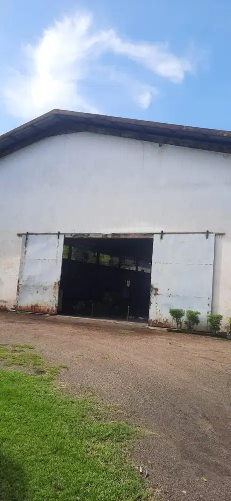 dijual tanah gudang sm raja