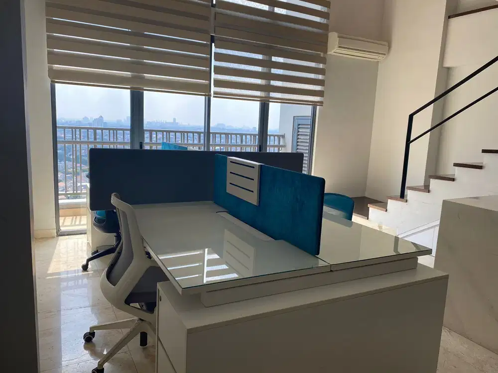 Sewa office furnised di SOHO PANCORAN ukuran 97sqm