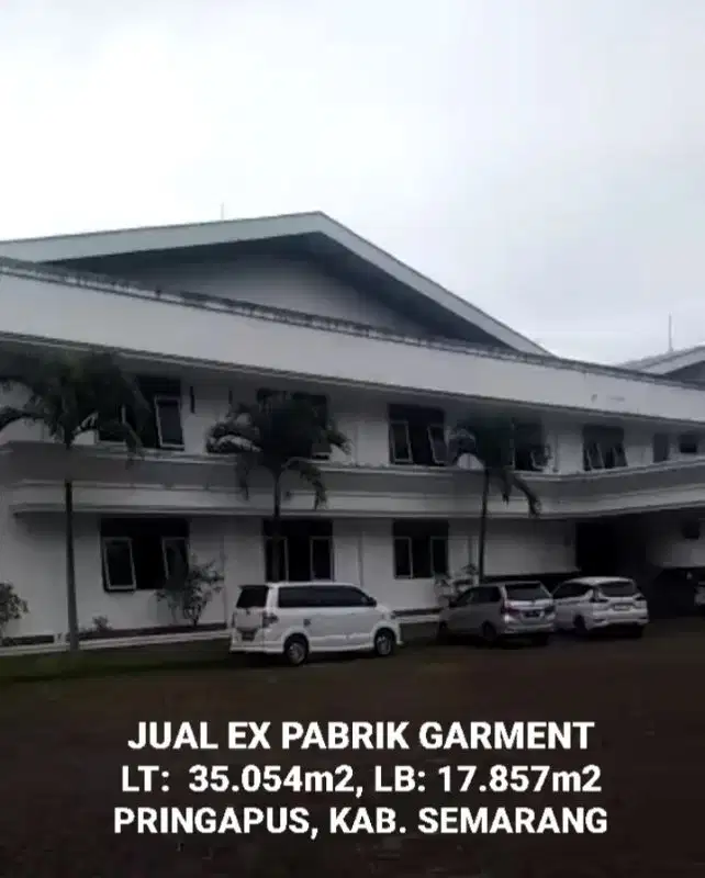 DIJUAL PABRIK GARMENT OFF, KABUPATEN SEMARANG, JAWA TENGAH
