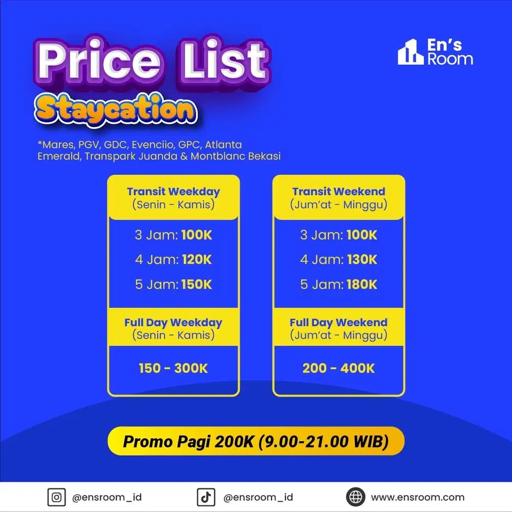 Sewa Apartemen View City Light