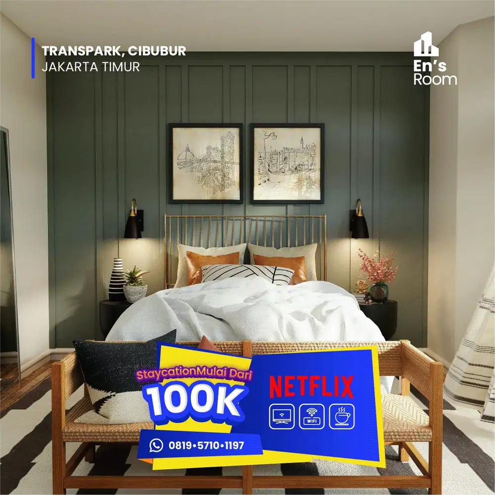 Senin Staycation Green Pramuka City En'sRoom
