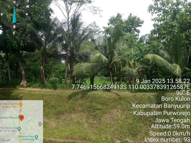 DIJUAL TANAH ZONA KUNING PURWOREJO