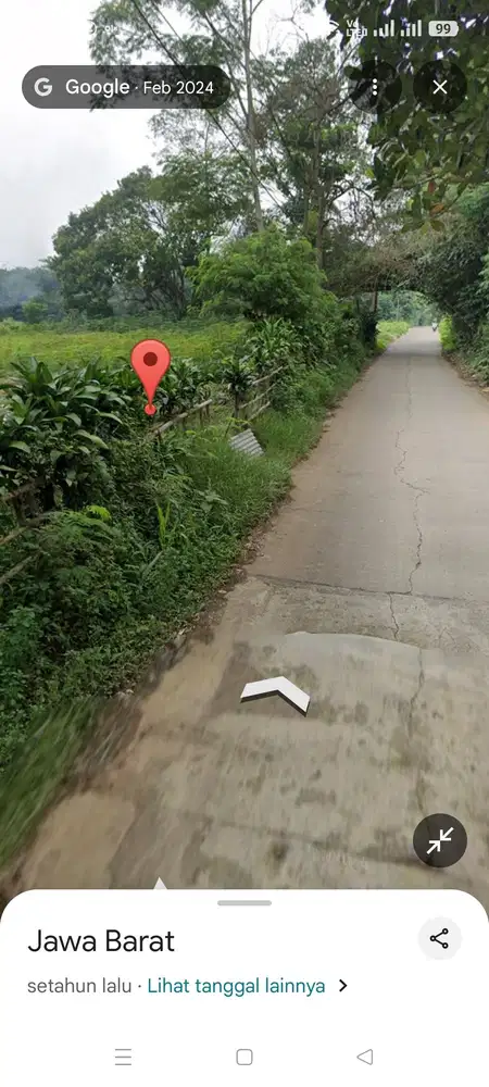 disewakan tanah di Cisauk