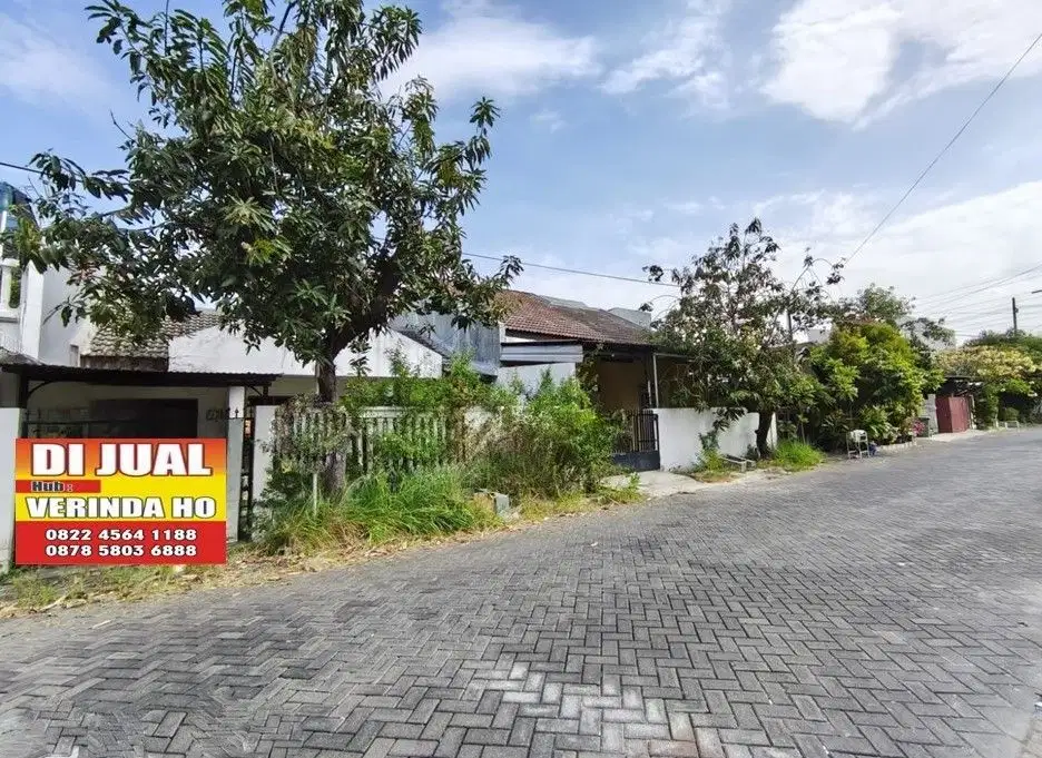 Dijual Rumah Hitung Tanah Kutisari Indah Surabaya Selatan Row 3 Mobil Dekat FK Petra, Rungkut Industri