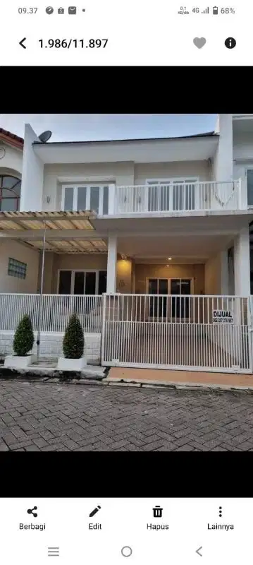 Rumah Cantik Pakuwon City Sutorejo Mulyosari Babatan Pantai Sby
