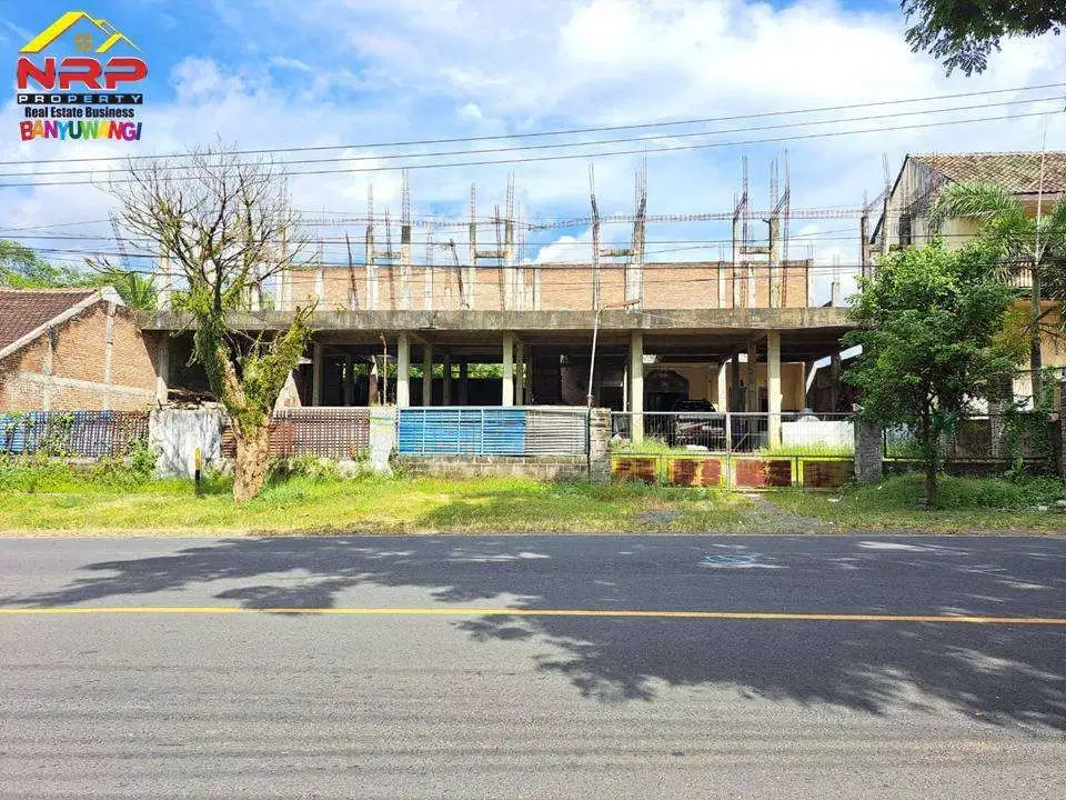 Dijual Rumah dan Ruko Konstruksi 30 % Finished di Jl. Kedayunan - Bwi