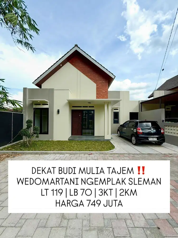 dijual rumah di sleman dekat pasar saren di wedomartani ngemplak