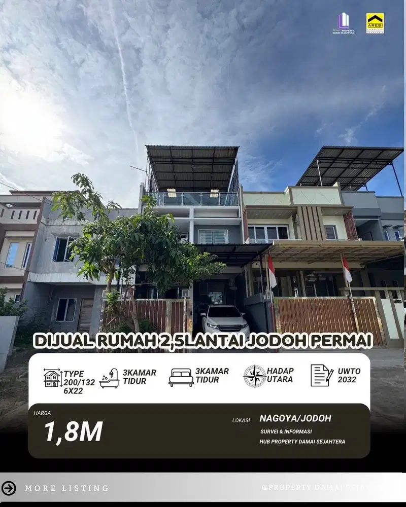 Dijual Rumah Jodoh Permai Batam