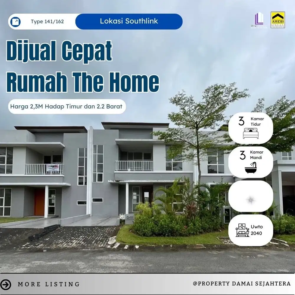Dijual Rumah The home southlink