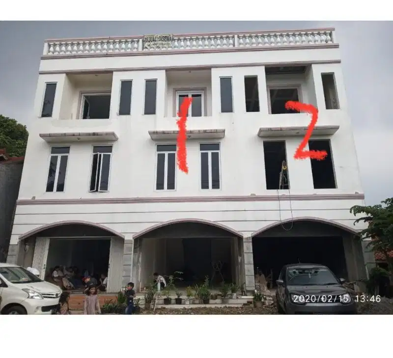 DIJUAL CEPAT 2 RUKO 3,5 LANTAI STRATEGIS DI KUKUSAN DEPOK