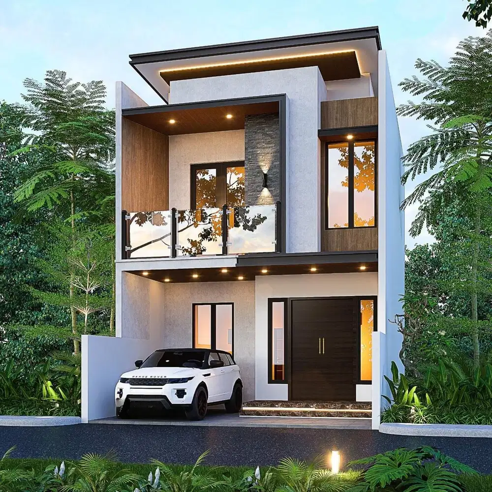 Rumah Murah Dalam cluster elite Di pinggir jalan Jakarta Selatan