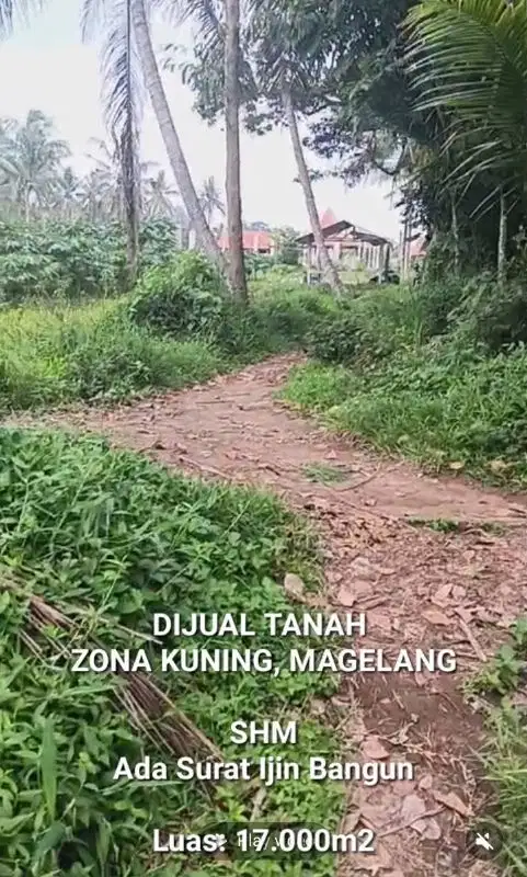 DIJUAL TANAH 1,7 HA DEKAT AKMIL MAGELANG
