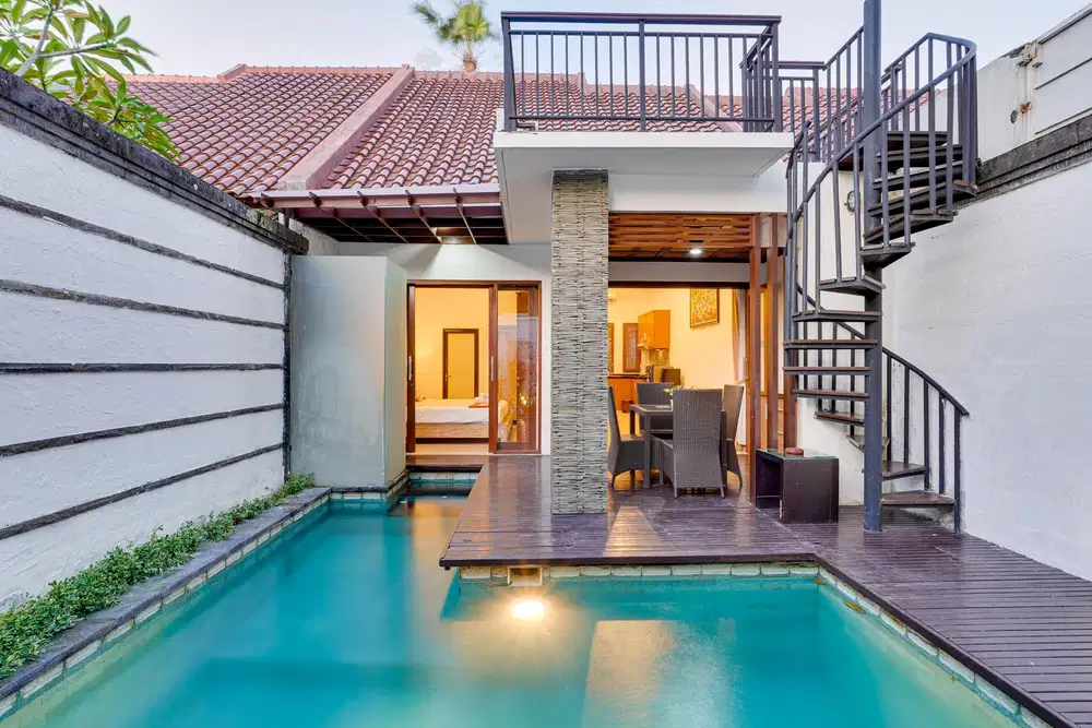 dijual villa lantai 1 kerobokan dekat canggu