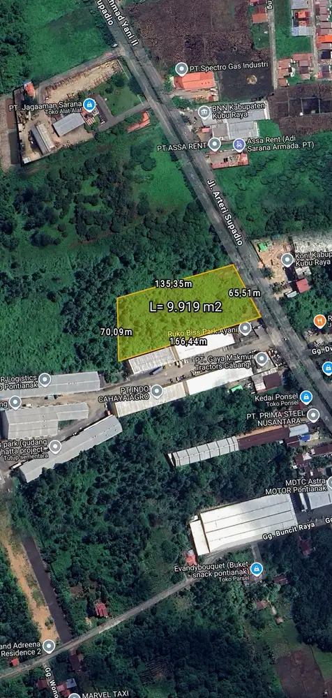 Tanah Tepi Jalan Ahmad Yani