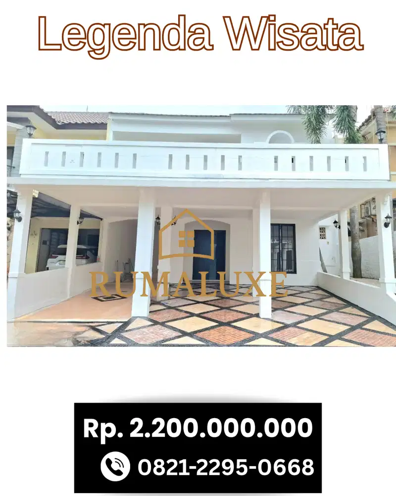Rumah 3 lantai Murah Legenda Wisata