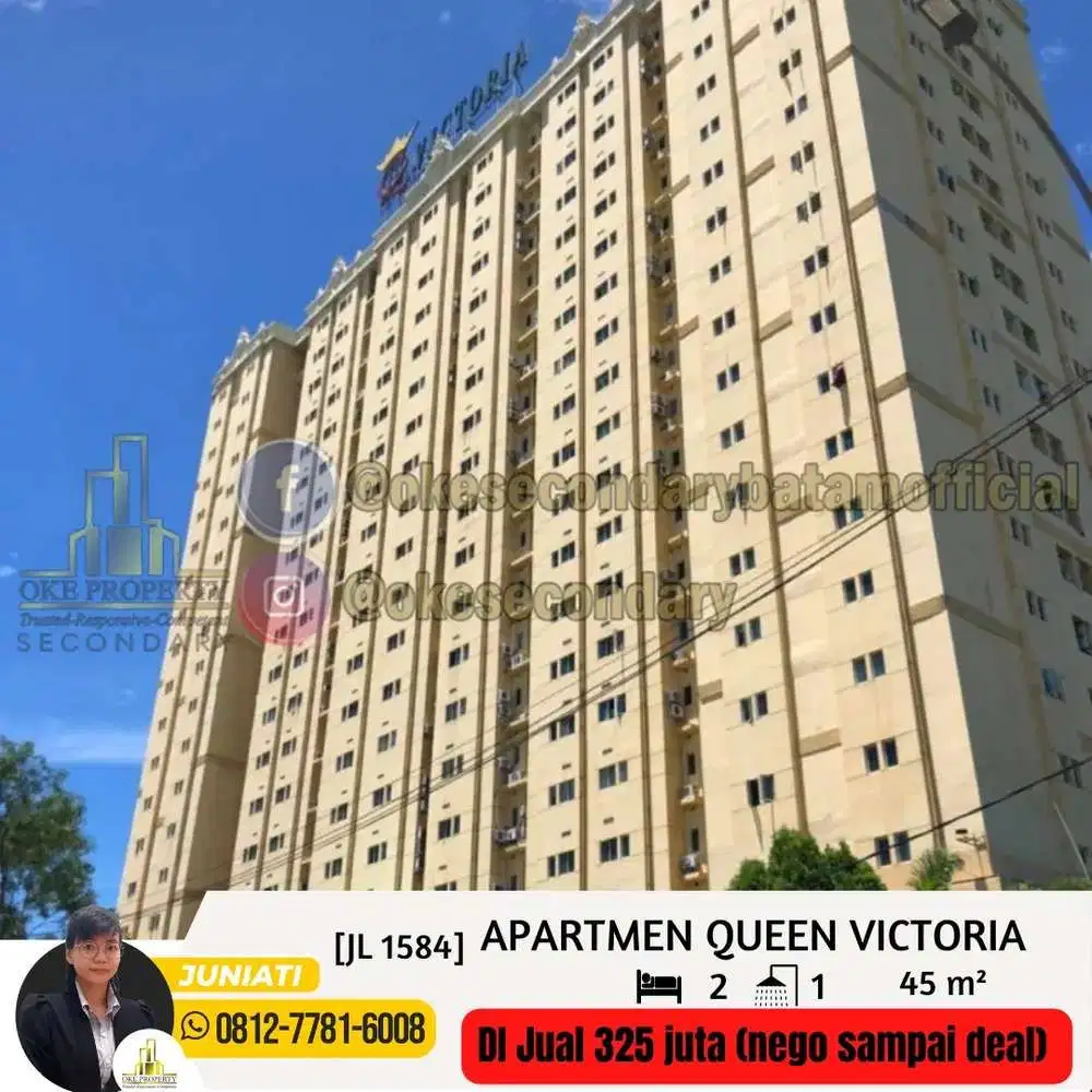 Dijual murah apartmen 2 BR QUEEN VICTORIA