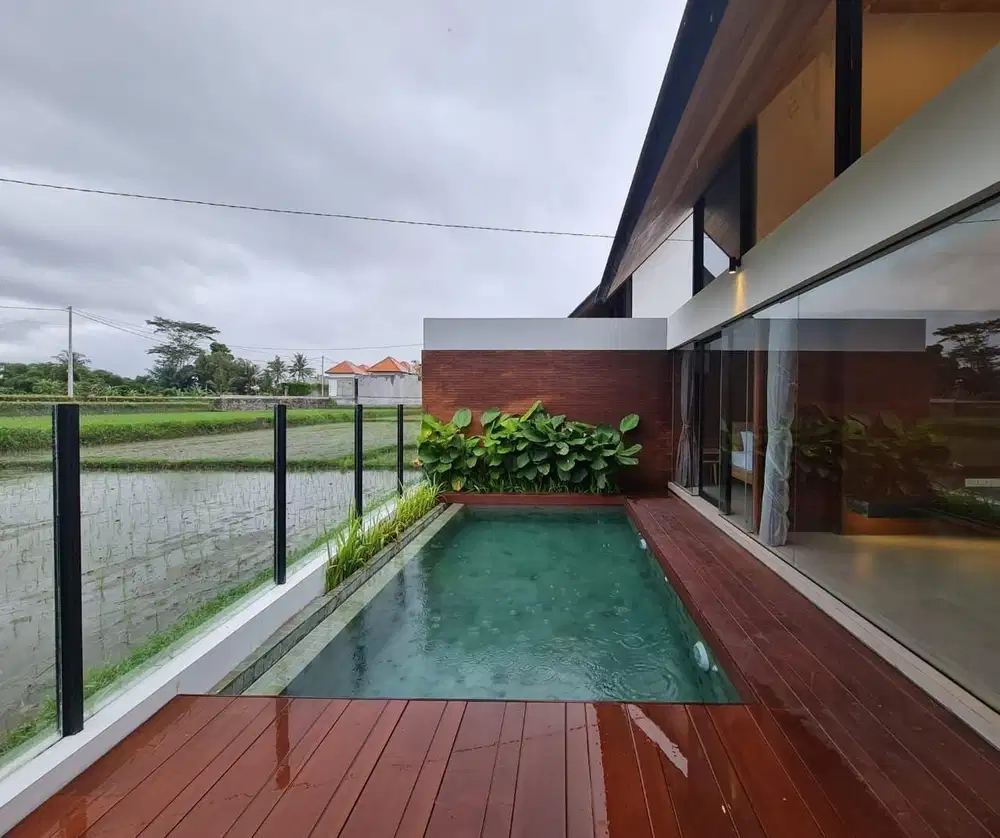 dijual villa lantai 2 view sawah lodtunduh